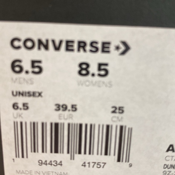 CONVERSE CTAS OX BRAND 🔥 NEW - Picture 9 of 9